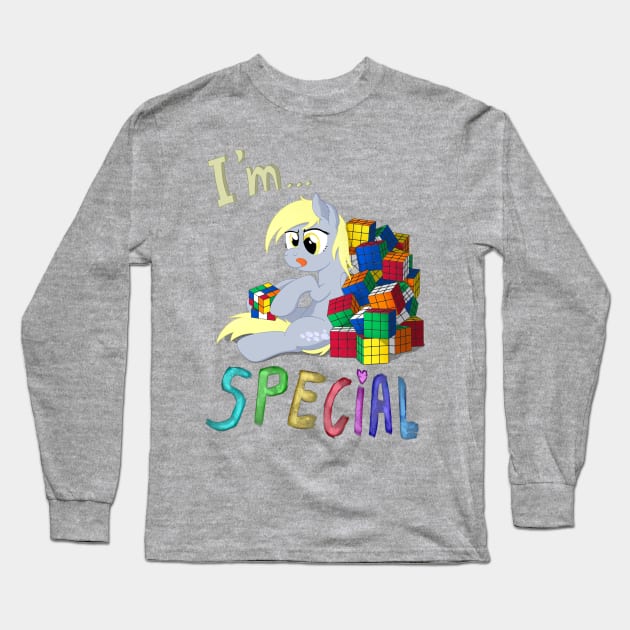 I'm... Derpy Hooves Long Sleeve T-Shirt by Stinkehund